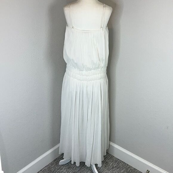 Three Graces White Cotton Maxi Size 6 - Picture 8 of 16
